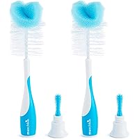Munchkin Sponge Bottle Brush, Pack of 2, Blue