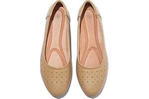 UOIDRU Women's Flats Shoes Ballet Flats Black Dress Shoes for Women Comfortable PU Leather Slip on Loafer Shoes