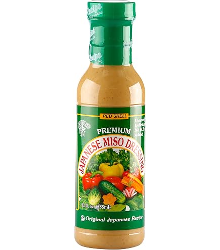 Red Shell Miso Dressing 12 Fl. oz. (Pack of 3) : Italian Salad Dressings : Grocery & Gourmet Food