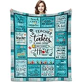 LAIORD Teacher Gifts for Christmas Xmas, Gifts for Teachers, Teacher Gift for Women Blanket 60"x50", Teachers Appreciation Gift, Teacher' Retirement Gift'
