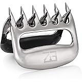BBQFAM EZ Shredding Claws Stainless Steel Bear Claw Meat Shredders for BBQ. Perfect for shredding Pulled Pork, Poultry or jus