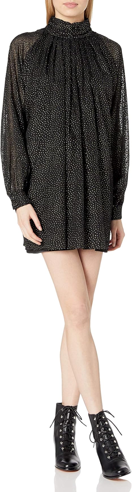 house of harlow polka dot dress