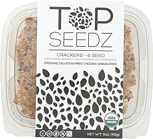 Top Seedz, Crackers 6 Seed Organic, 5 Ounce