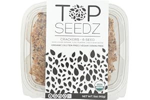 SENTICUM Top Seedz Organic 6 Seed Crackers, 5 Oz