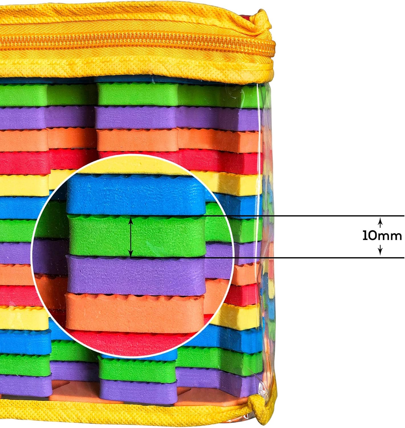 Non-Toxic Play Mat for Kids Toddlers Childrens Infants - Interlocking Foam Puzzle Thickest Baby Mat for Play & Exercise 36 Tiles 12x12in (10mm) - Floor Coverage 36 Sq Ft: Toys & Games