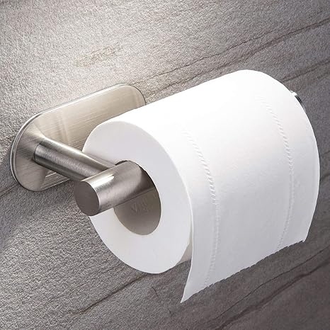 Ruicer Toilettenpapierhalter ohne Bohren, Klorollenhalter Selbstklebend Klopapierhalter Edelstahl für Bad