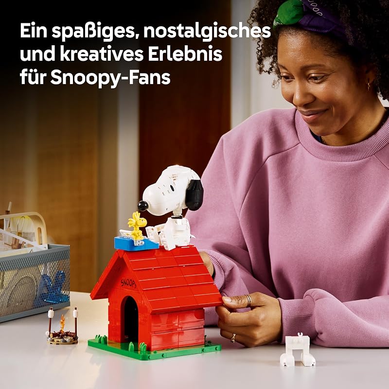 Ideas Peanuts: Snoopys Hundehütte 21368