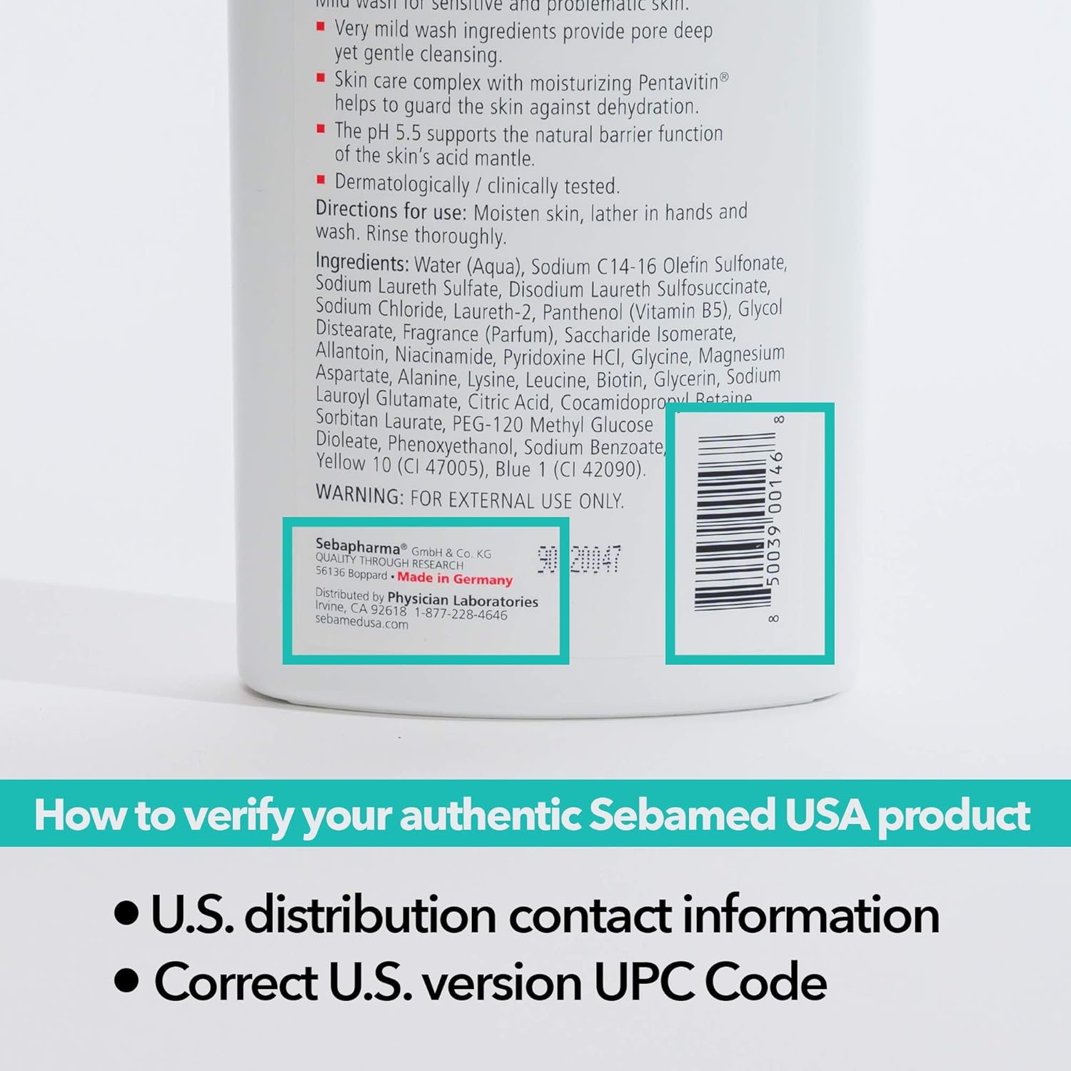 Sebamed Paraben-Free Liquid Face and Body Wash with Pump pH 5.5 Dermatologist Recommended Mild Hydrating Cleanser for Sensitive Skin 13.5 Fluid Ounces (400 Milliliters) : Sport Sunscreens : Beauty