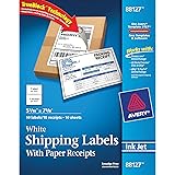 Amazon.com : Avery Print-to-the-Edge Label Strips, Kraft Brown, 0.625 x 7.5 Inches, Pack of 300 ...
