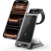 Intoval Aluminum 3 in 1 Wireless Charging Station for iPhone