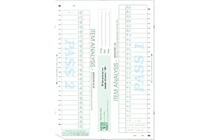 PRECISION DATA PRODUCTS 9700 Item Analysis Compatible Tally Sheet, A PDP 9700 Sheet (100/pkg)
