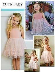 Arshiner Kids Girls Tutu Dress Dusty Pink Tulle