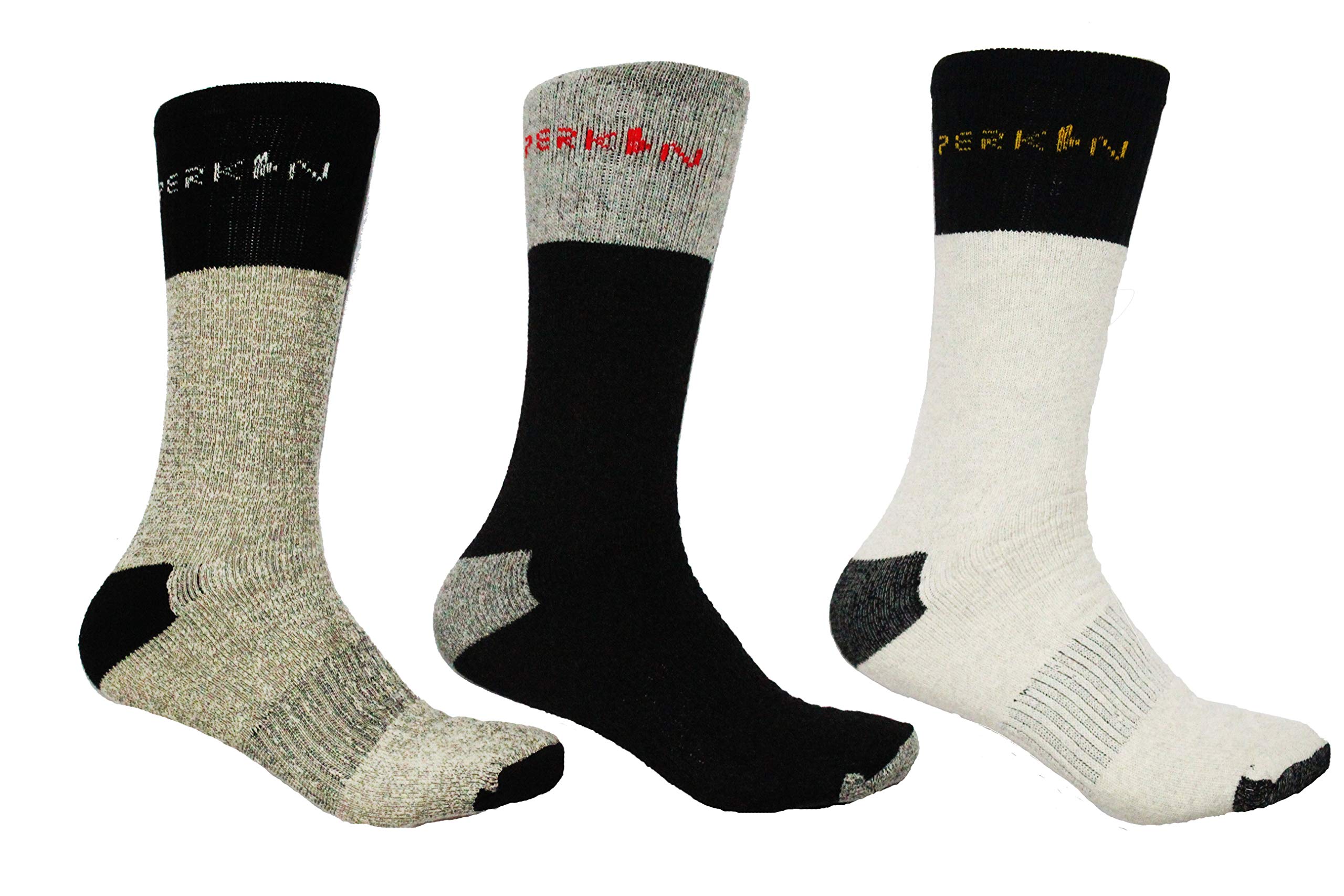 Perkin 3 Pair of Work Socks Ideal for camping/hiking/Outdoor/Trekking & Ski Wear Premium Quality Size 6-11