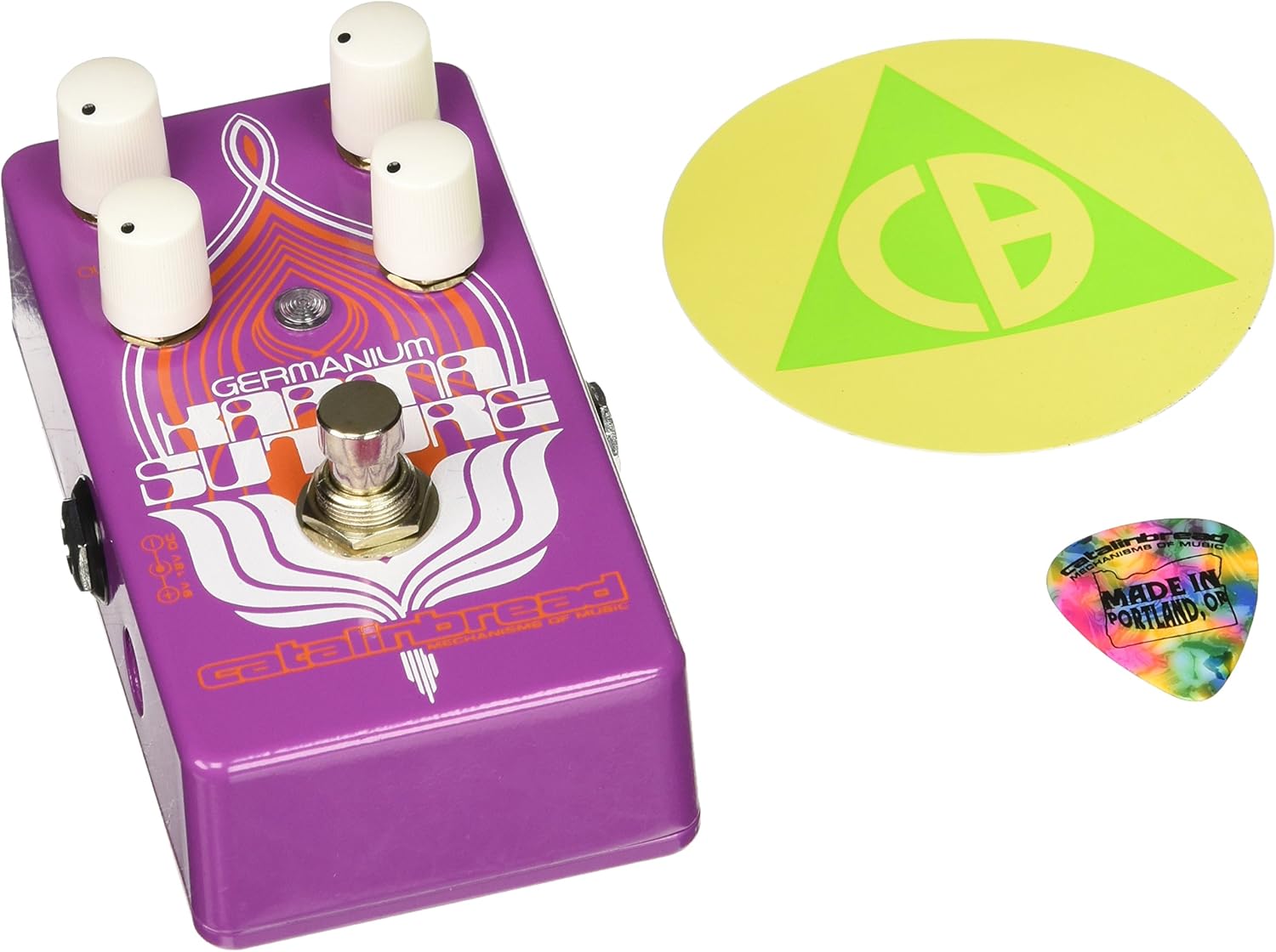 Catalinbread Karma Suture Harmonic Fuzz Guitar Pedal Amazon co uk 