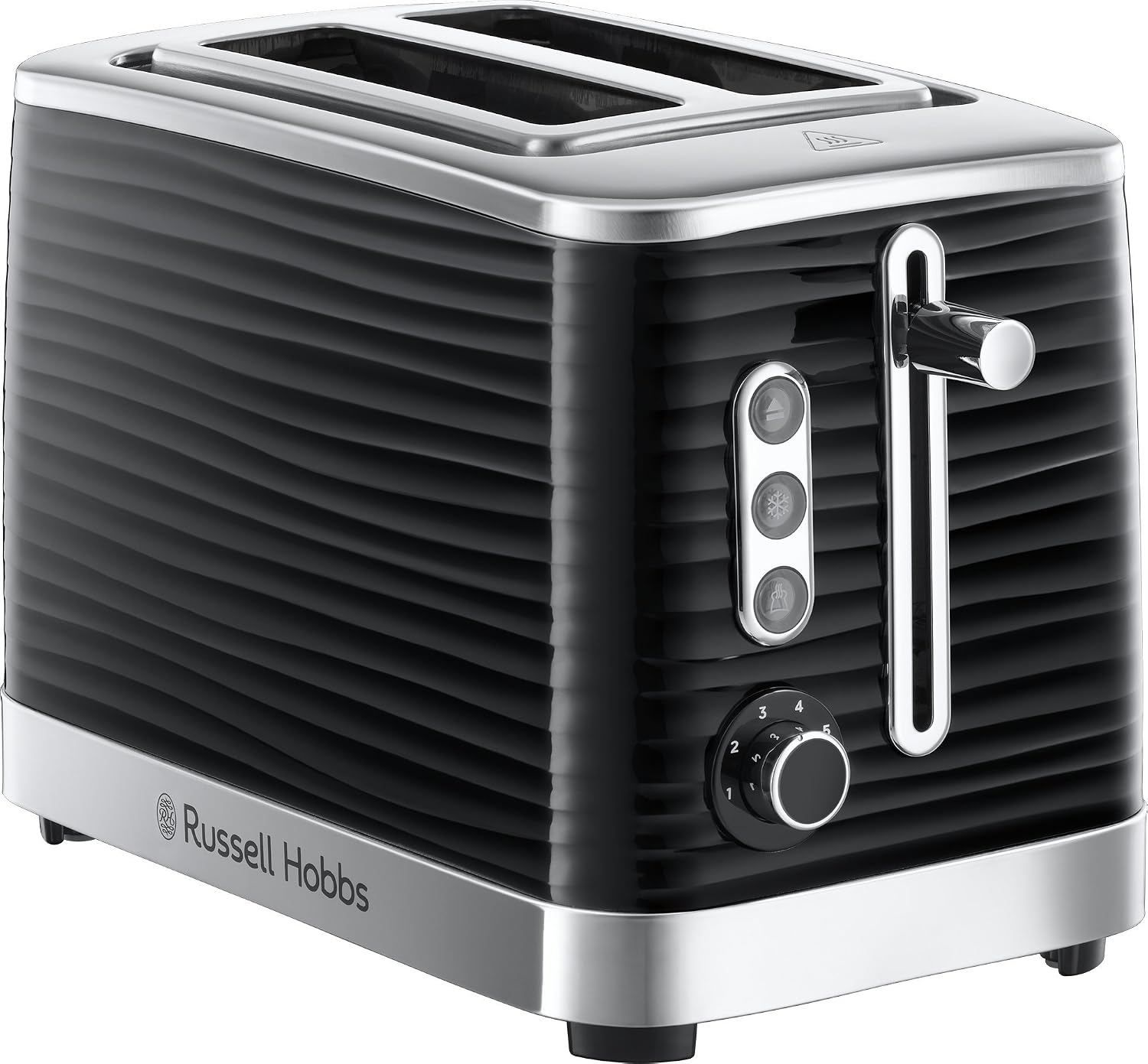 Russell Hobbs Inspire 2 Slice Toaster (Extra wide slots, High lift feature, 6 Browning levels
