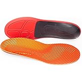 Superfeet Run Pain Relief Insoles - Trim-To-Fit Foam & Carbon Fiber Shoe Inserts - High Arch Support for Plantar Fasciitis - Professional Grade - 7.5-9 Men / 8.5-10 Women