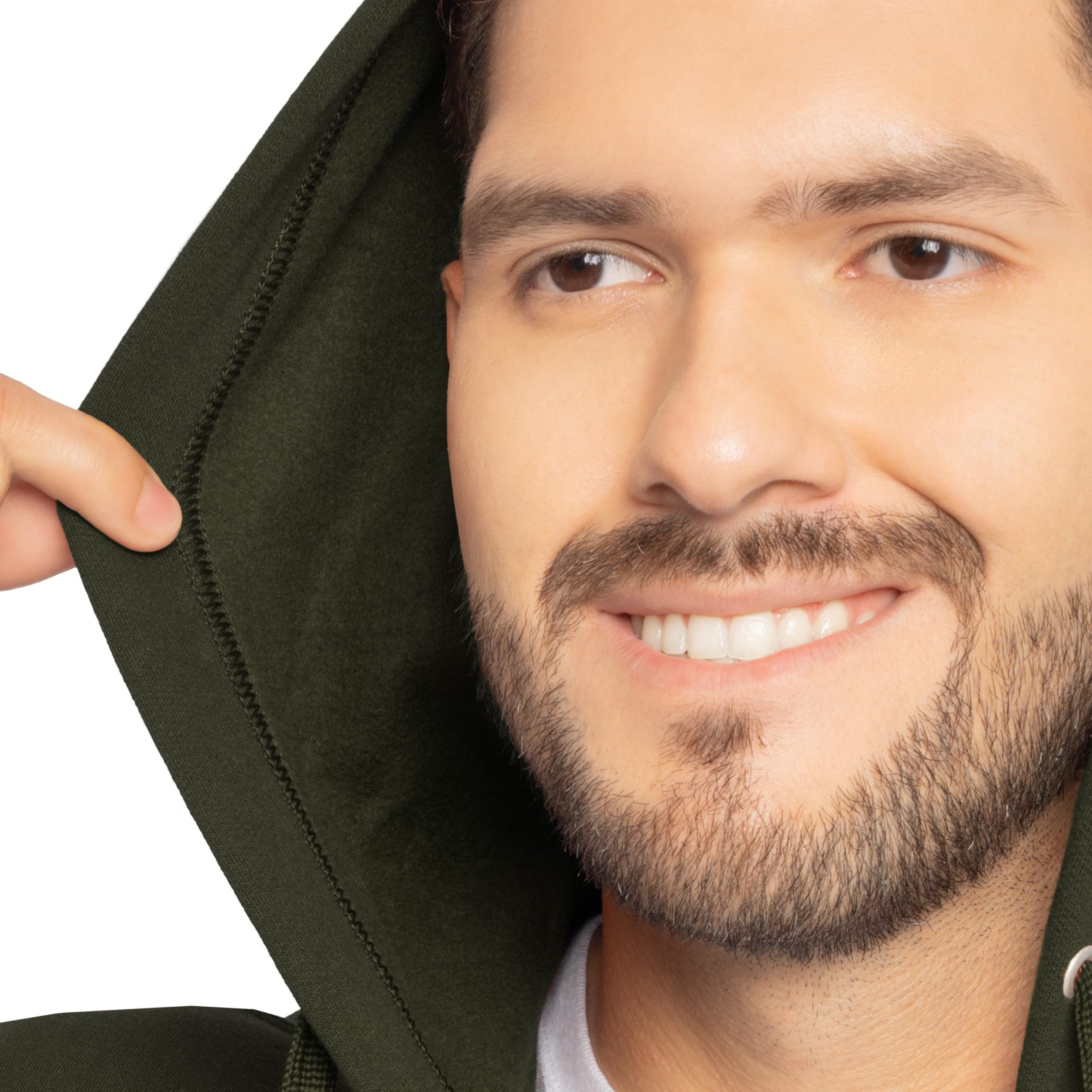 Fruit of the Loom Eversoft Fleece Full Zip Hoodie Sweatshirt