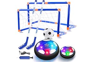 SENMI Hover Hockey Soccer Balls - 3 in 1 Rechargeable Boys Toys Hover Soccer Ball Kids Toys for 3-12 Year Old Boys Christmas 