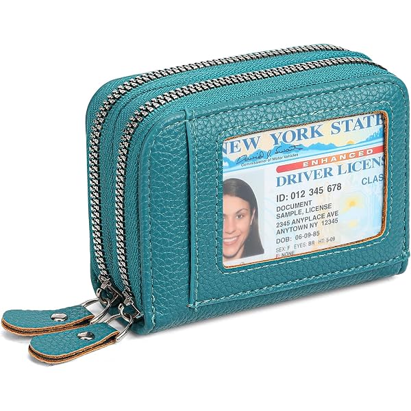 thumbnail image 2 of Cute Lemons Credit Card Wallet - RFID Blocking Card Case With Zipper | Microfiber Leather 2 of 14