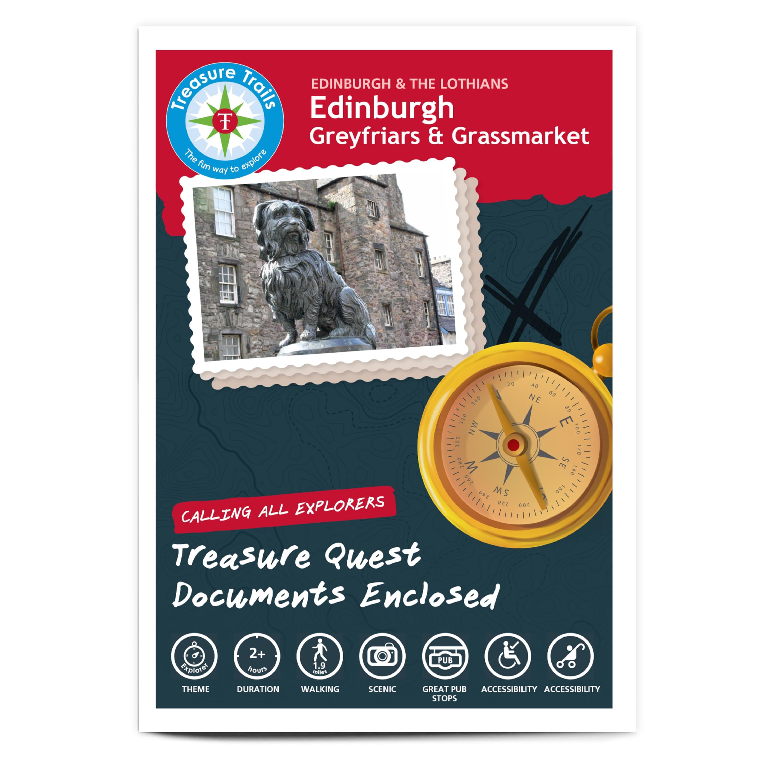 Edinburgh Treasure Hunt - Capital of Scotland Edinburgh Mystery Guide