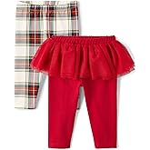 The Children's Place Baby Girls' and Newborn Knit Pull on Pants