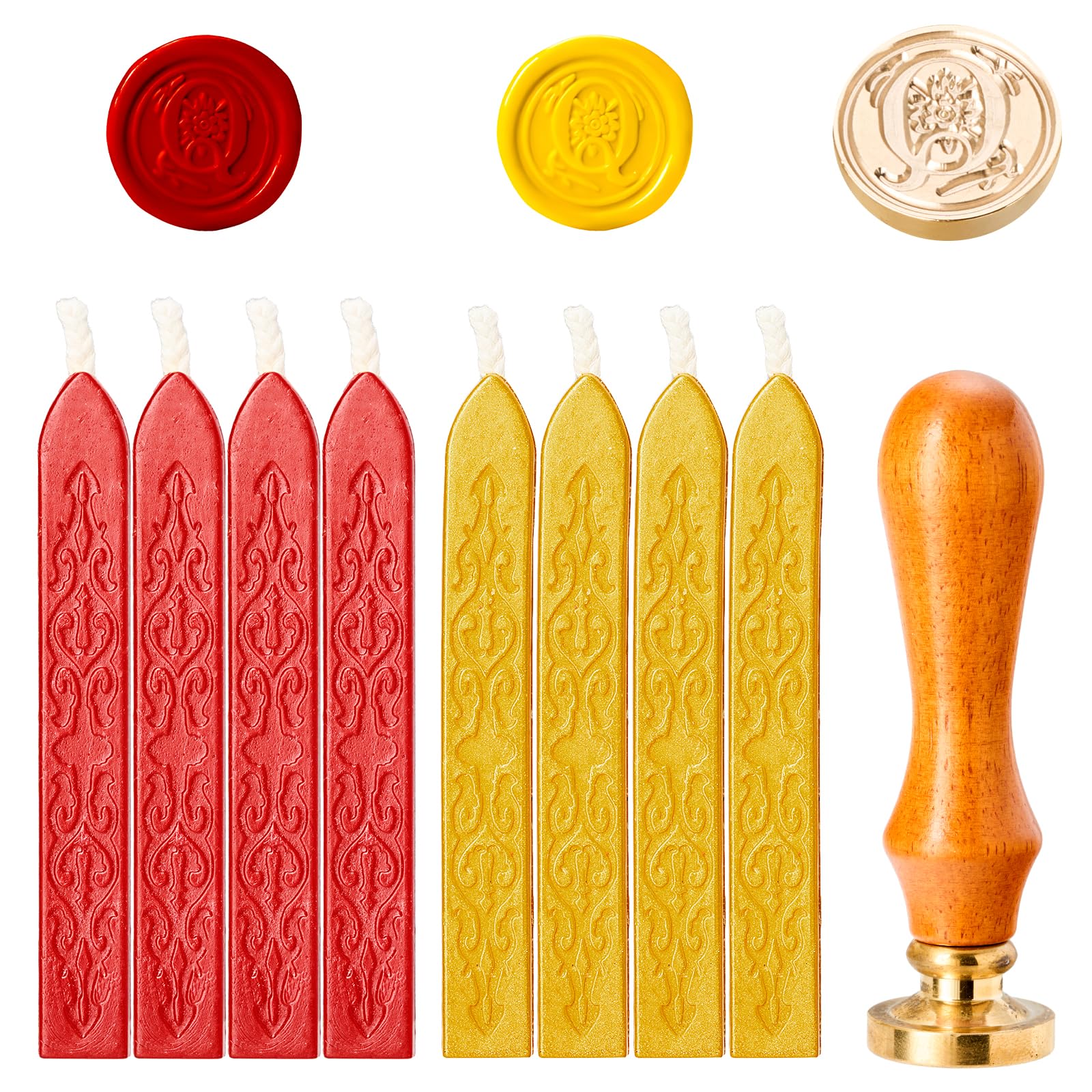 Wax Seal Stamp kit,Wax Stamp Seal kit,Wax Stamp kit,Sealing Wax Beads,Wax Seal kit,Wax Seal Set,Wax Sealing kit,Wax Seal Beads,Wax Seal Stamps,Wax Beads for Stamp Seals,Sealing Wax Stamp,Letter Q