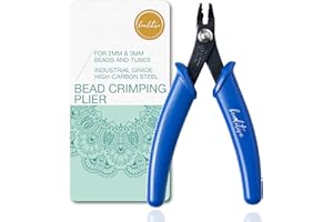 Beaditive Bead Crimping Plier for 2mm & 3mm Beads and Tubes | 5-Inch (Blue)