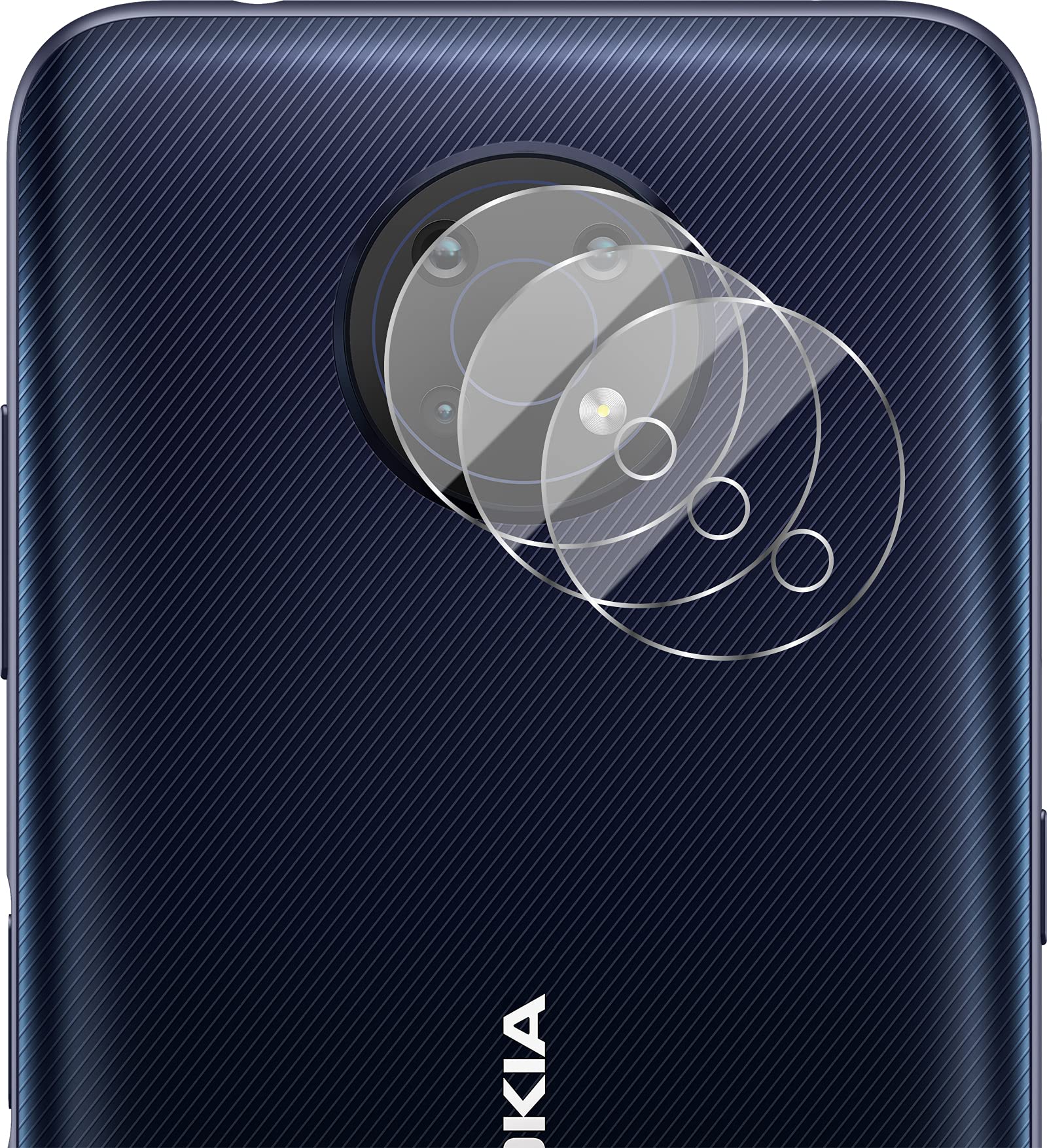 GIOPUEY Camera Lens Protector Compatible with Nokia G10,[3 Pack] Ultra-Thin HD Glass [Does Not Affect Shooting] Scratch Resistant, Camera Protector for Nokia G10
