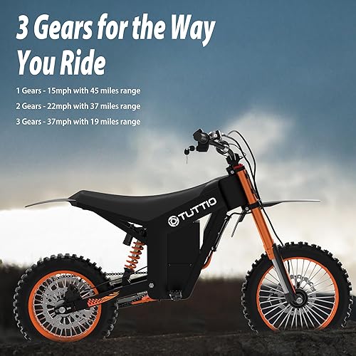 Electric-Dirt-Bike Teens Adults 48V 21AH Electric-Bike 14