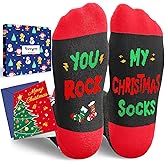 HAPPYPOP Novelty Christmas Socks - Best Xmas Gifts for Santa Lovers, Jesus Snowman Gifts