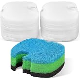 AQUANEAT Replacement Canister Filter Pads Compatible with SUNSUN HW-304B/404B/704B/3000 CF500 Aquarium Filter Media Generic Floss