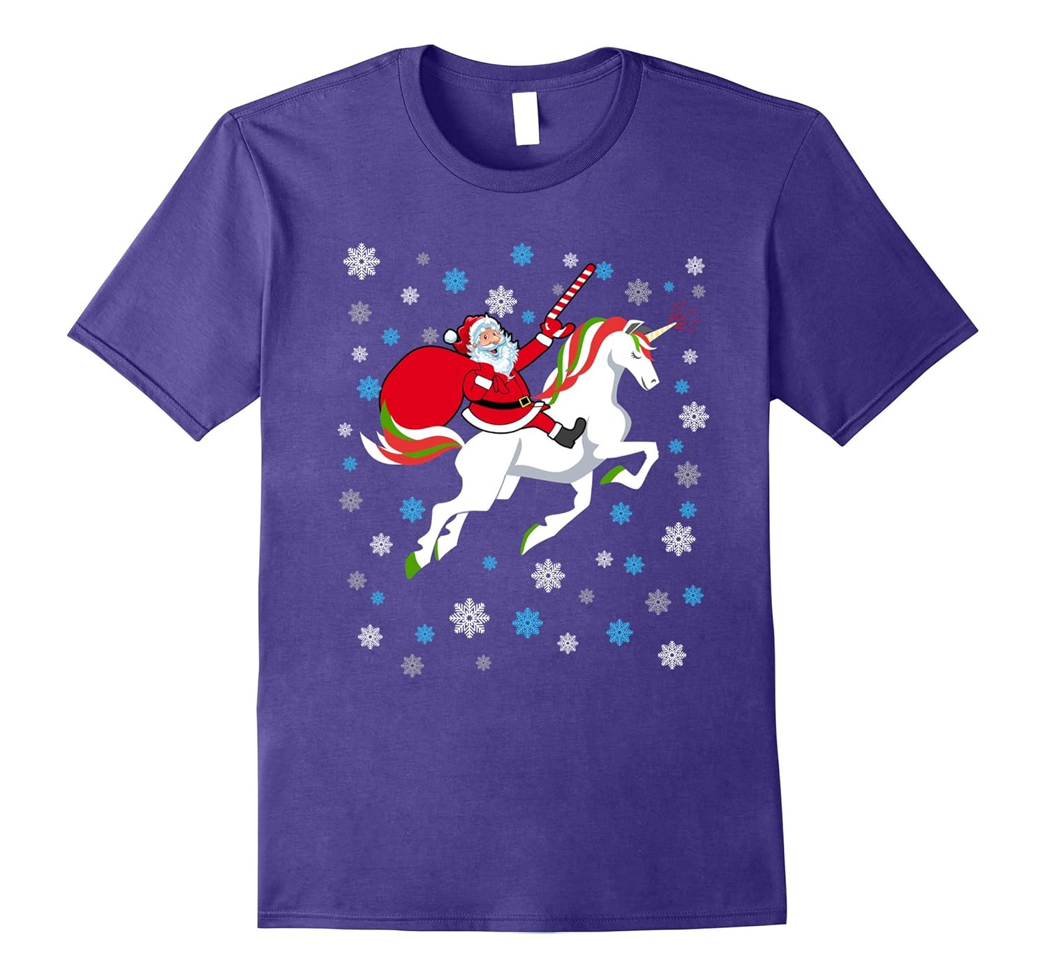 Christmas Unicorn shirt - Funny Santa t-shirt-ANZ