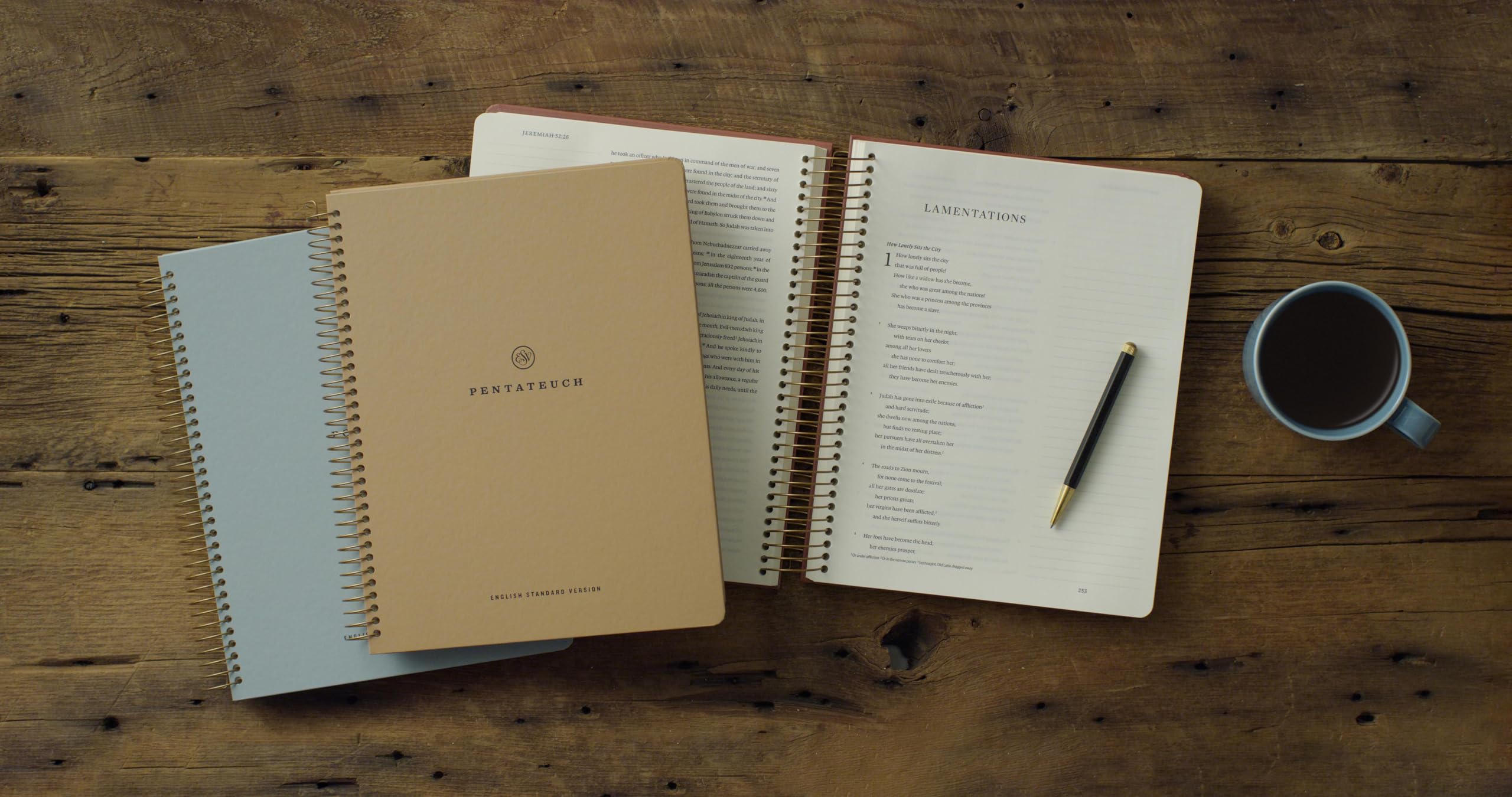 ESV Spiral-Bound Journaling Bible, Five-Volume Set (Hardcover): Holy Bible, English Standard Version ESV Spiral-Bound Journaling Bible, Five-Volume Set (Hardcover): Holy Bible, English Standard Version Product Bundle
