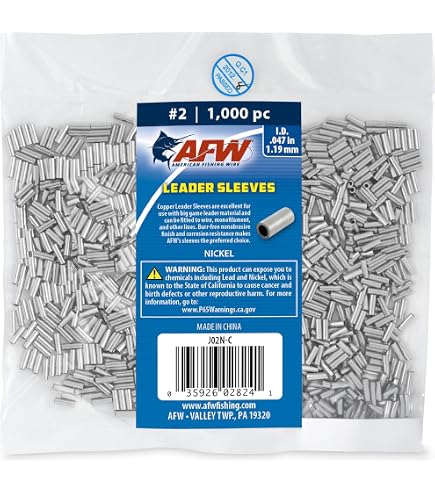 600 Manchons De Guidage Double Canon American Fishing Wire – J04F8B-B