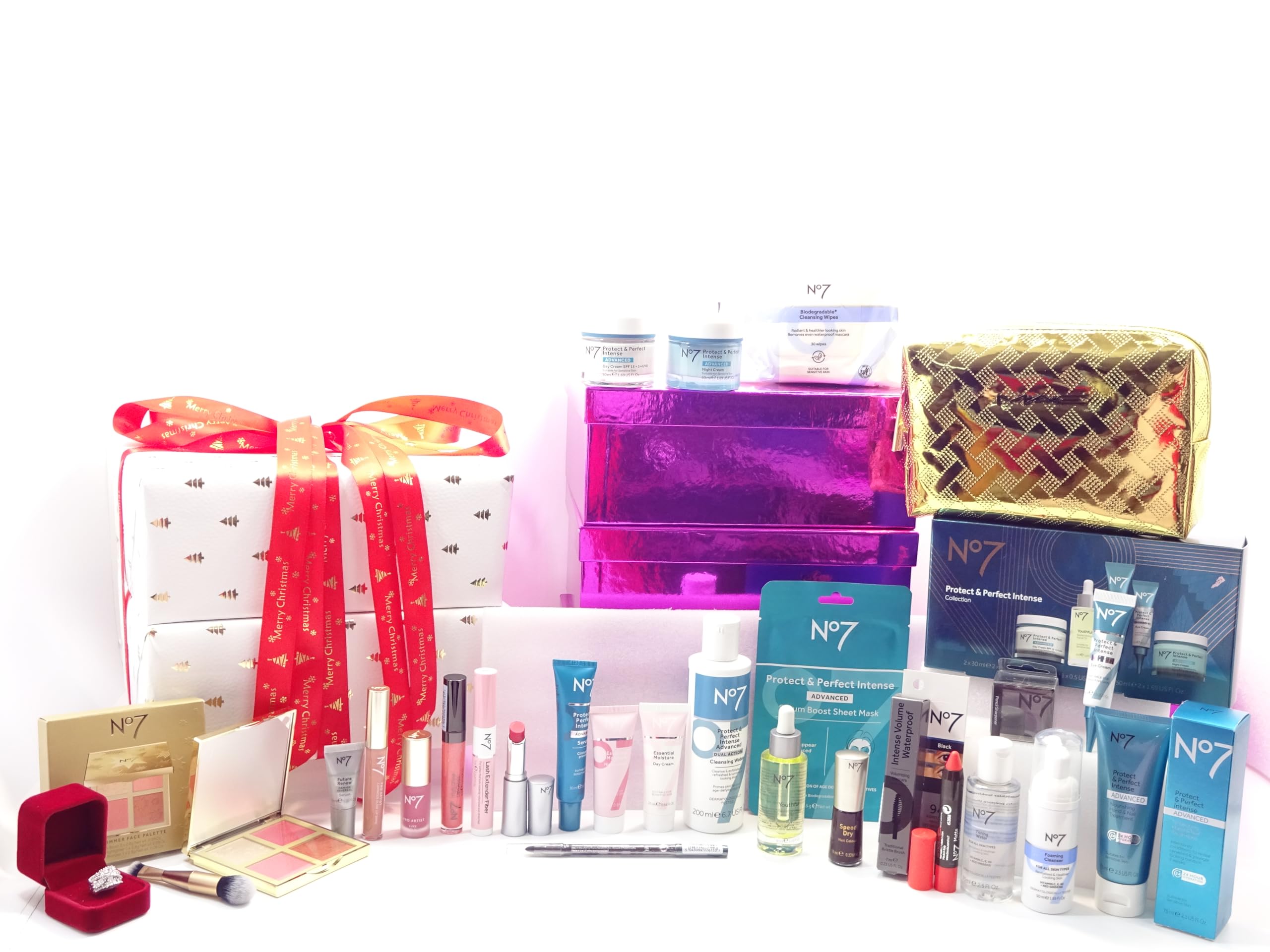 No7 Make Up & Skincare Gift Set Set Complete Blockbuster 2 Tier Gift For Women