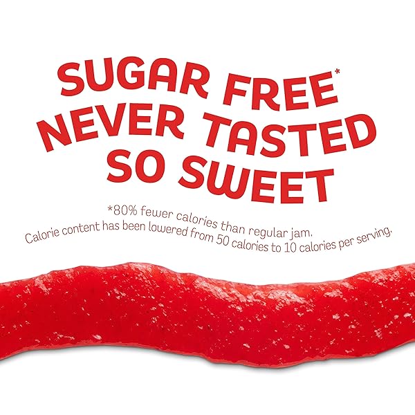 SMUCKER’S SUGAR FREE STRAWBERRY SQUEEZABLE JAM, 16.5 OUNCE