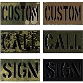 Custom IR Call Sign Patch | Personalized Infrared Reflective Tactical Patch with Hook Loop Fastener
