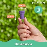 THE TWIDDLERS 36 Emoji Stamps for Kids Assorted Colours Self-Inking Arts Crafts view 6