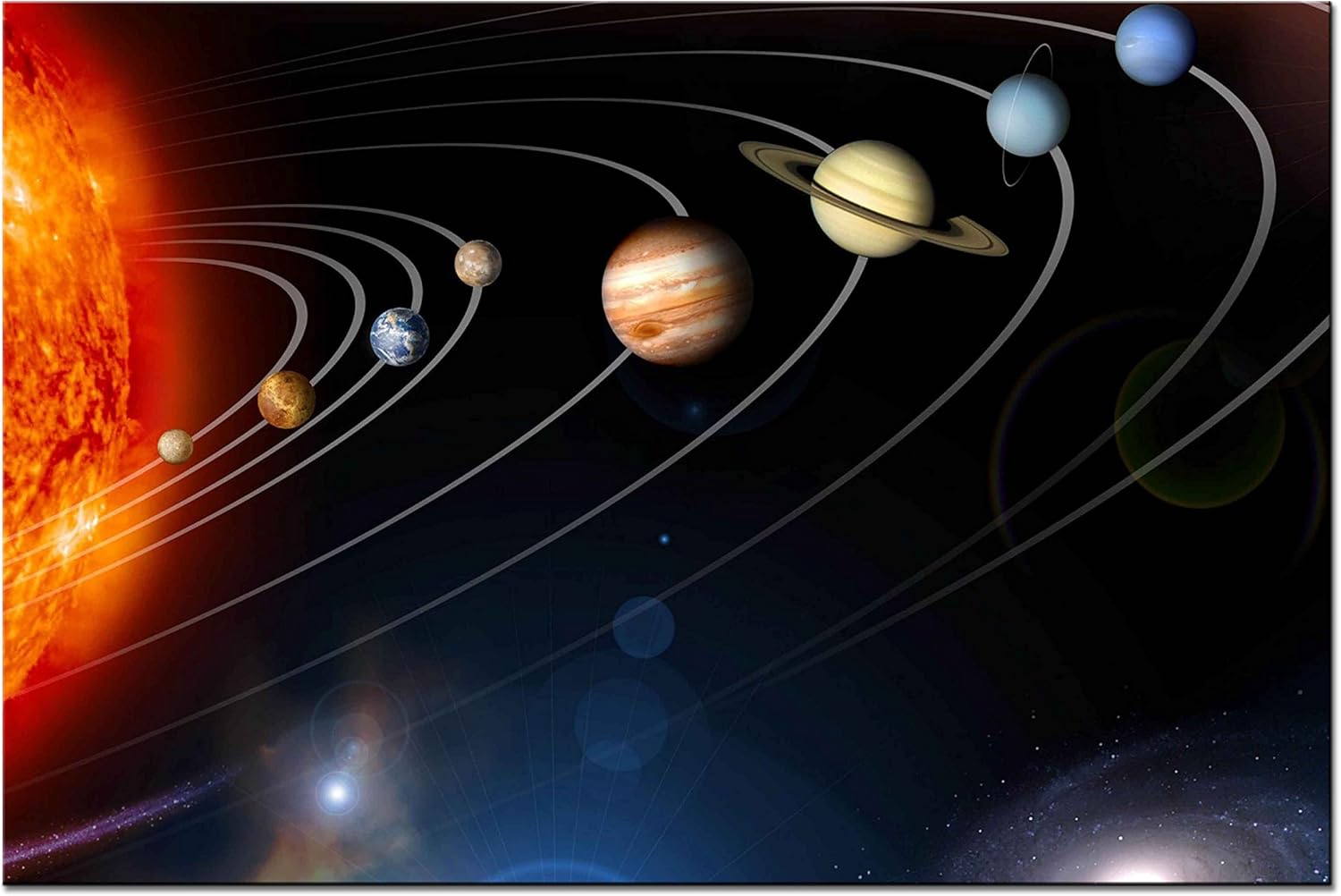 Amazon Com Smartwallart Space Landscape Paintings Wall Art