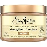 SheaMoisture Jamaican Black Castor Oil Treatment Masque Jamaican Black Castor Oil For Dry Hair Paraben Free Hair Mask 11.5 oz