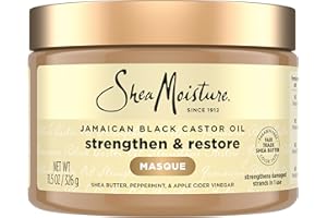 SheaMoisture Jamaican Black Castor Oil Treatment Masque Jamaican Black Castor Oil For Dry Hair Paraben Free Hair Mask 11.5 oz