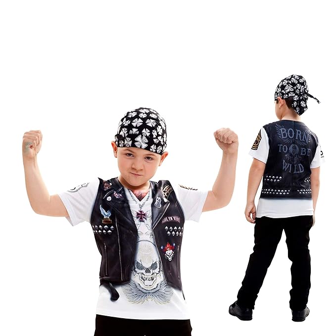 viving Kostüme viving costumes231129 hell Boy Short Sleeve T-Shirt (2–4 Jahre, One Size)