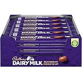 Cadbury Cholocate Bar, Regular Size 42g/Bar (Dairy Milk Milk Chocolate, 24 Packs)