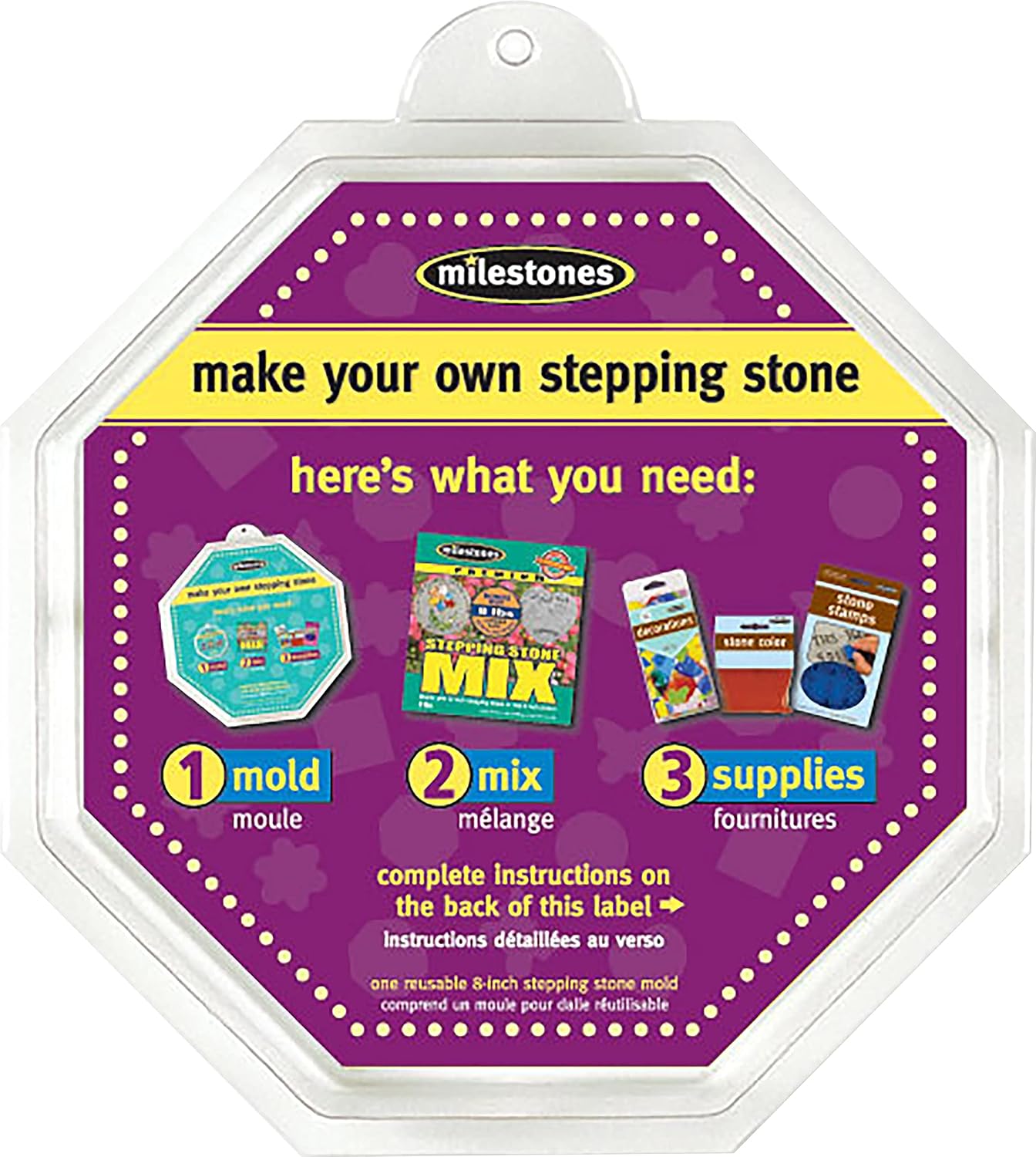 Hardscaping Materials - Midwest Products Small Octagon Stepping Stone Mold, 8-Inch
