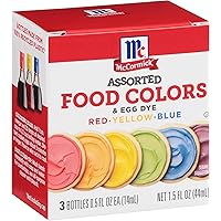 McCormick Assorted Food Colors & Egg Dye, 1.5 fl oz