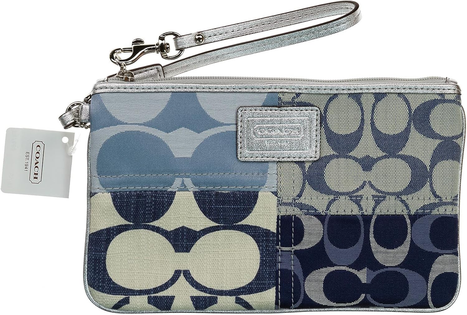 coach patchwork wristlet