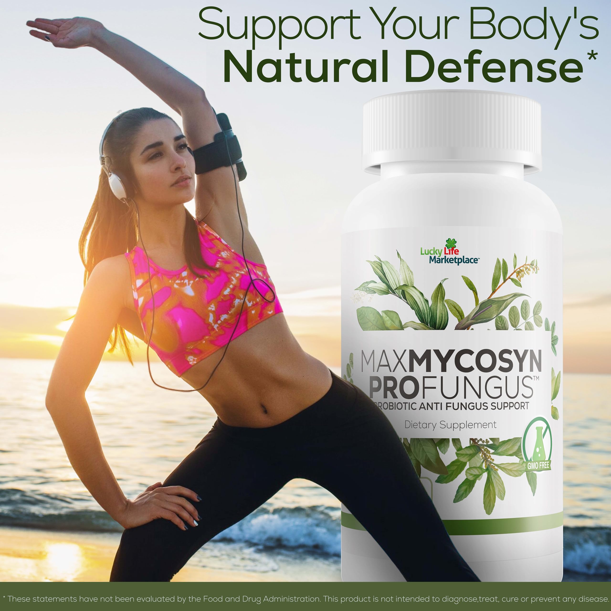Max Mycosyn Pro - Probiotic Anti-Fungus Support - Targeted Nail & Foot Formula - Support Immune Function to Fight Off Fungus From the Inside Out