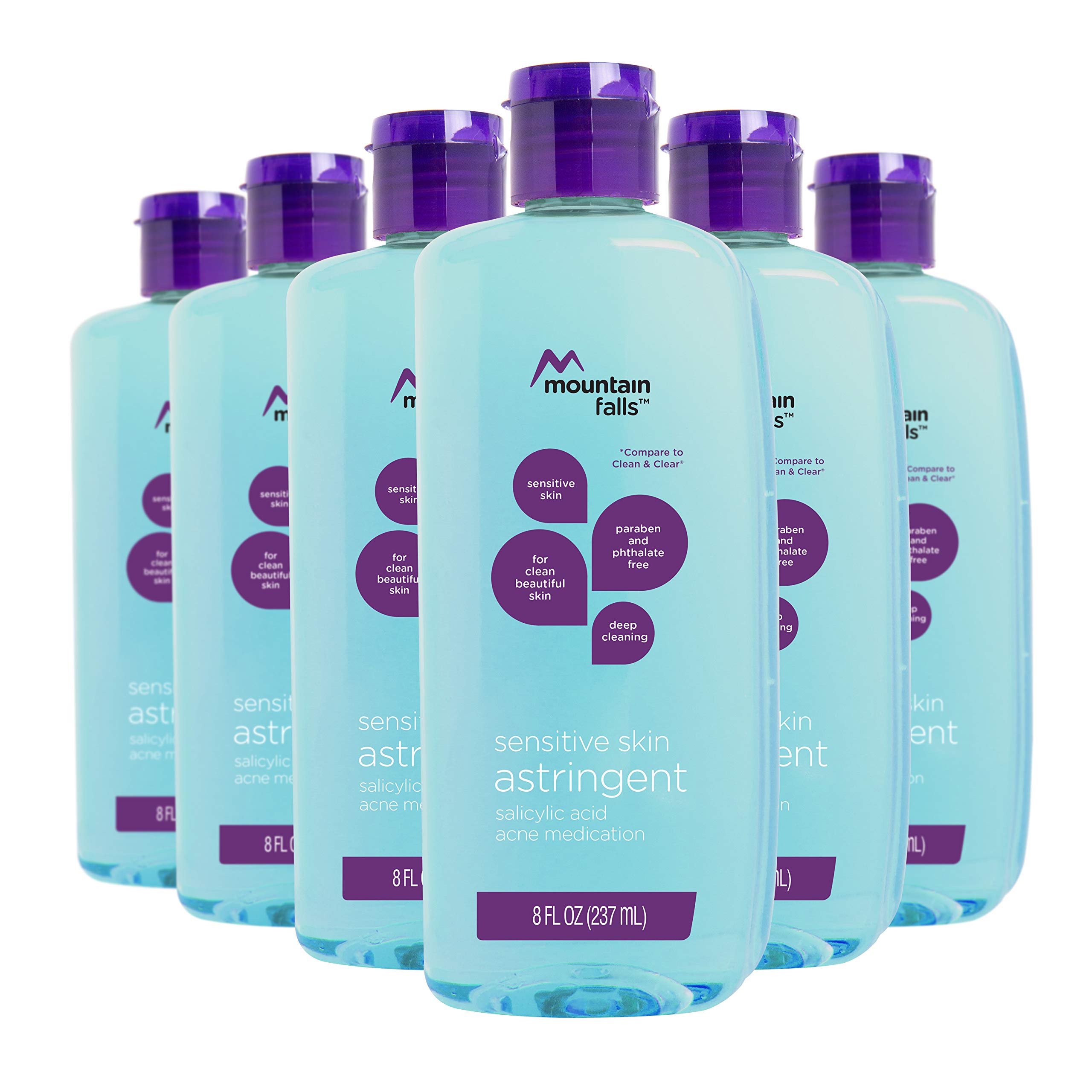 clean & clear salicylic acid skin toner astringent