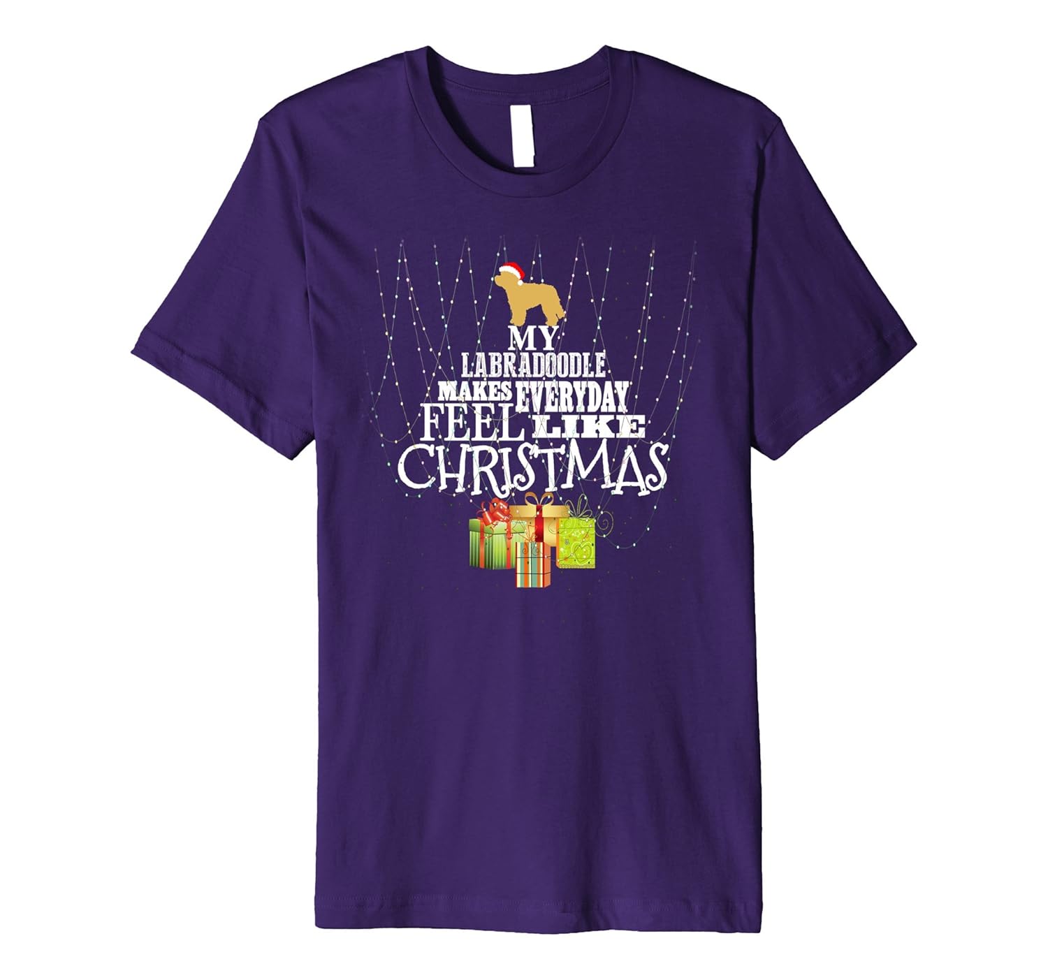 Labradoodle Christmas Premium Tshirt Best Labradoodle Shirt-ANZ