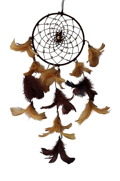 Daedal dream catchers - Dream Catcher (Dimensions 40cm L X 25cm W X 2cm D) Hand Made Hand Crafted Wind Chime Home Decor Wall Hanging DDC128